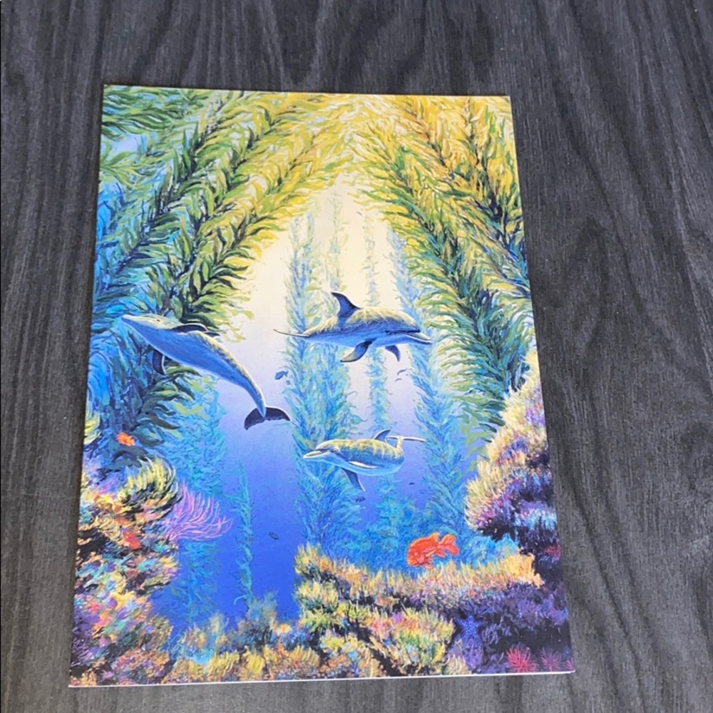 Vintage Greeting Cards “Dolphins in Paradise”